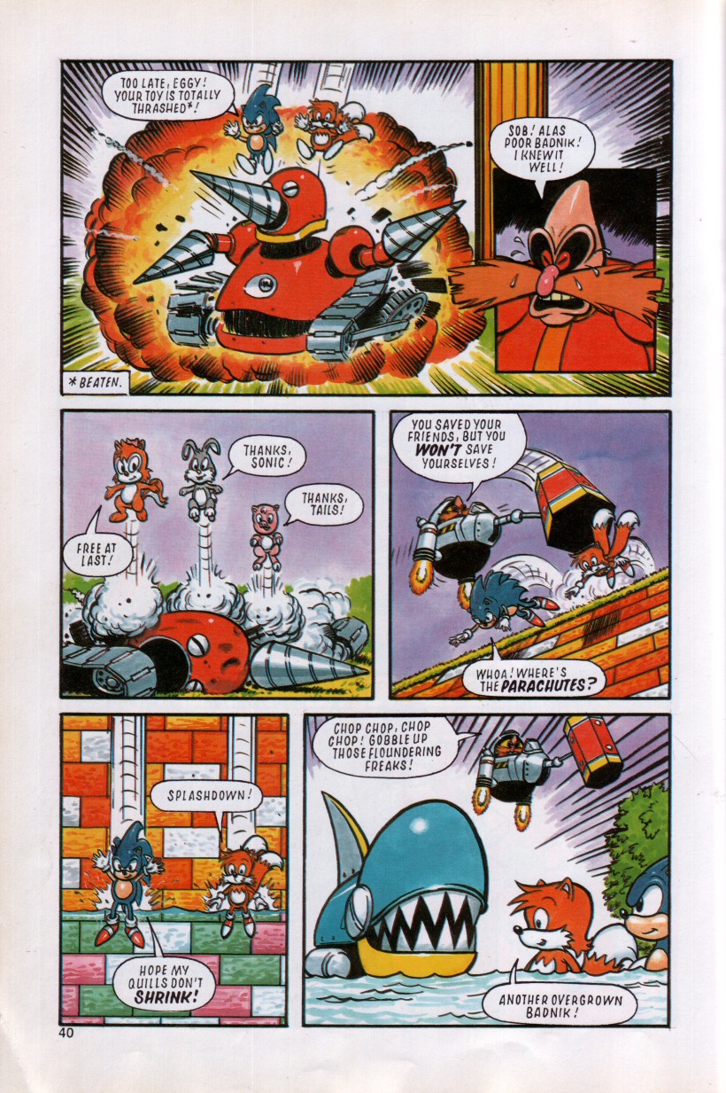 Sonic the Hedgehog Yearbook 1992 Page 36